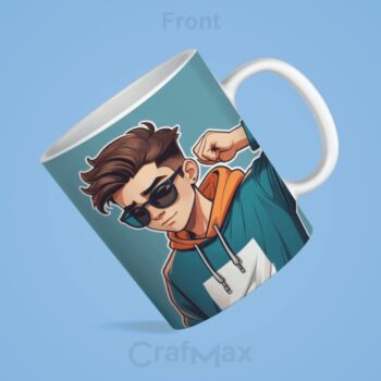 Mug for Boys – Personalize with Name, Photo & Design – CrafMax