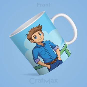 Mug for Boys – Personalize with Name, Photo & Design – CrafMax