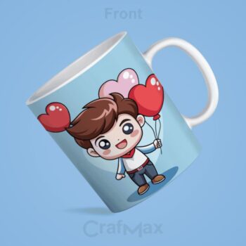 Mug for Boys – Personalize with Name, Photo & Design – CrafMax