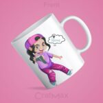 Mug for Girls – Personalized with Name & Design – CrafMax