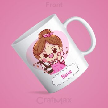 Mug for Girls – Personalized with Name & Design – CrafMax