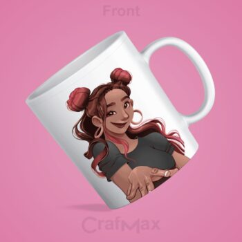 Mug for Girls – Personalized with Name & Design – CrafMax