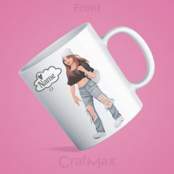 Mug for Girls - Personalized with Name & Design