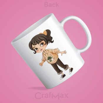 Mug for Girls – Personalized with Name & Design – CrafMax
