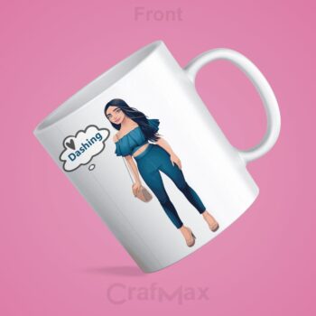 Mug for Girls – Personalized with Name & Design – CrafMax