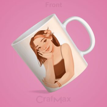 Mug for Girls – Personalized with Name & Design – CrafMax