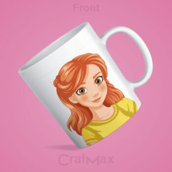 Mug for Girls – Personalized with Name & Design – CrafMax
