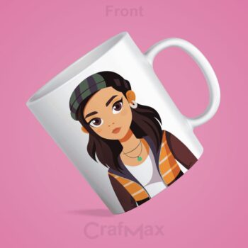 Mug for Girls – Personalized with Name & Design – CrafMax