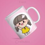 Mug for Girls – Personalized with Name & Design – CrafMax